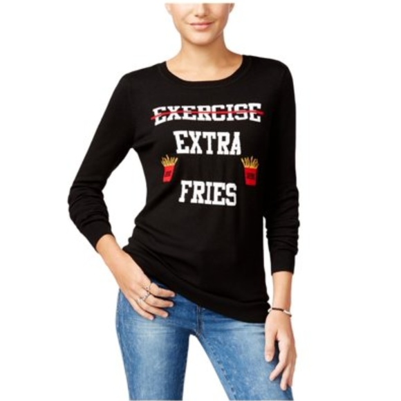 Ultra Flirt — Exercise Extra Fries black Sweater L - Picture 2 of 5